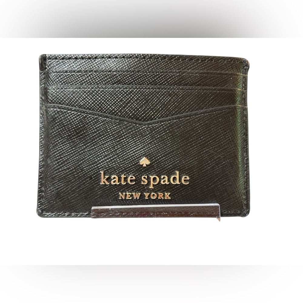 Kate Spade Black Leather Card Case